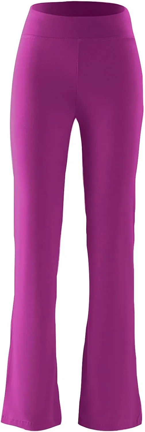 Lounge Pants Womens Straight Leg Butt Lift Trousers Soft Comfortable Yoga Gym Pants Tummy Control Workout Dance Pants