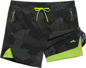 maamgic Men's Athletic Running Shorts with Liner Ultra Lightweight Workout Shorts 5"/ 7"