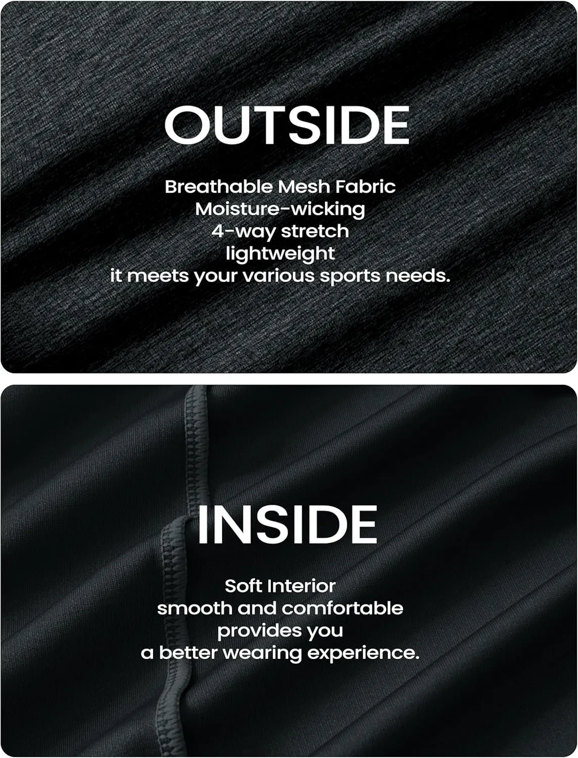 MAGCOMSEN Men's Sun Protection Long Sleeve Shirts 1/4 Zip Up Rash Guard Lightweight Quick Dry Fishing Running T-Shirts