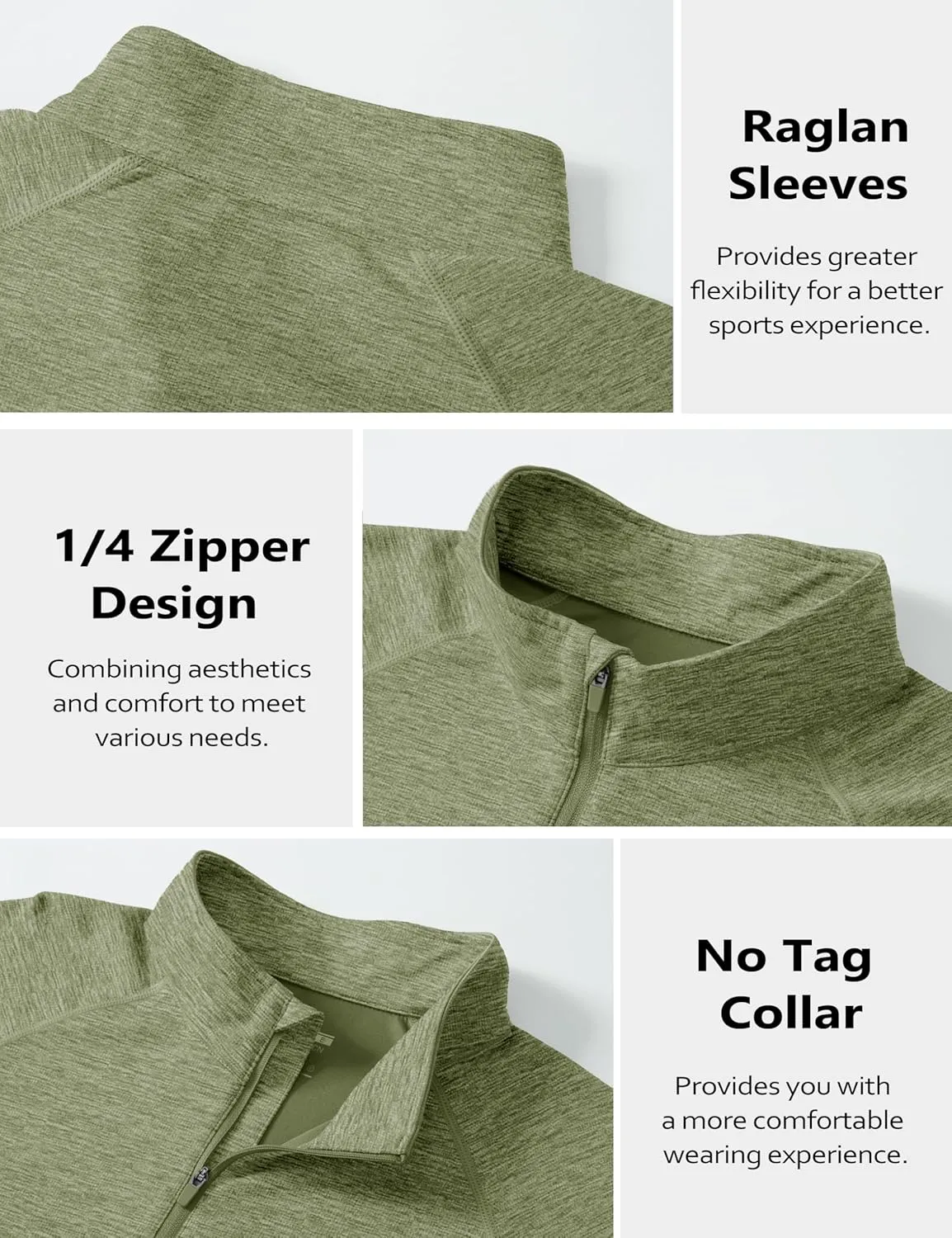 MAGCOMSEN Men's Sun Protection Long Sleeve Shirts 1/4 Zip Up Rash Guard Lightweight Quick Dry Fishing Running T-Shirts