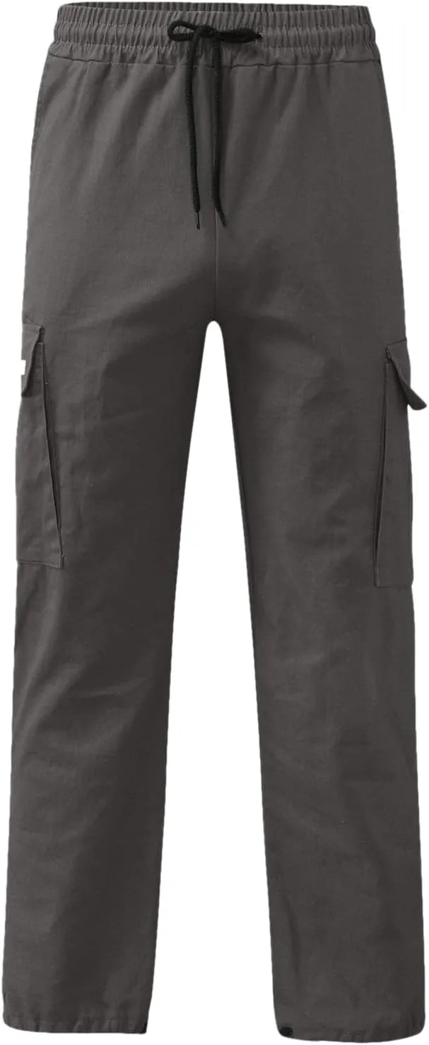 Men Outdoor Cargo Pant Lightweight Tactical Pant Hiking Jogger Classic Fit Multi Pockets Cargo Pants Hiking Pants