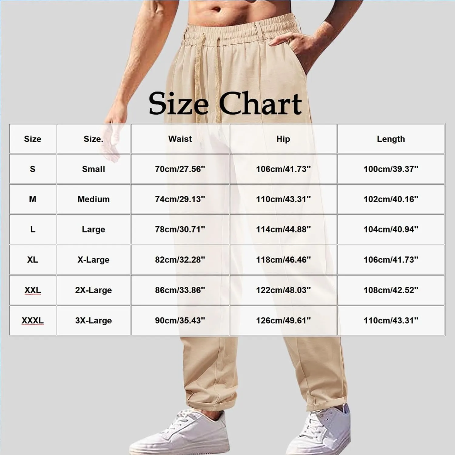 Men Soft Jogger Yoga Sweatpants Flat Front Elastic Drawstring Lightweight Stretch Athletic Gym Pants for Workout