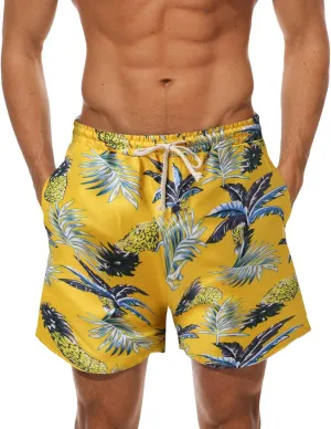 Men Swim Trunk 2024 Short Pant Casual Printed Beach Short Floral Beach Splicing Fashion Pants Short Men Swim Swim