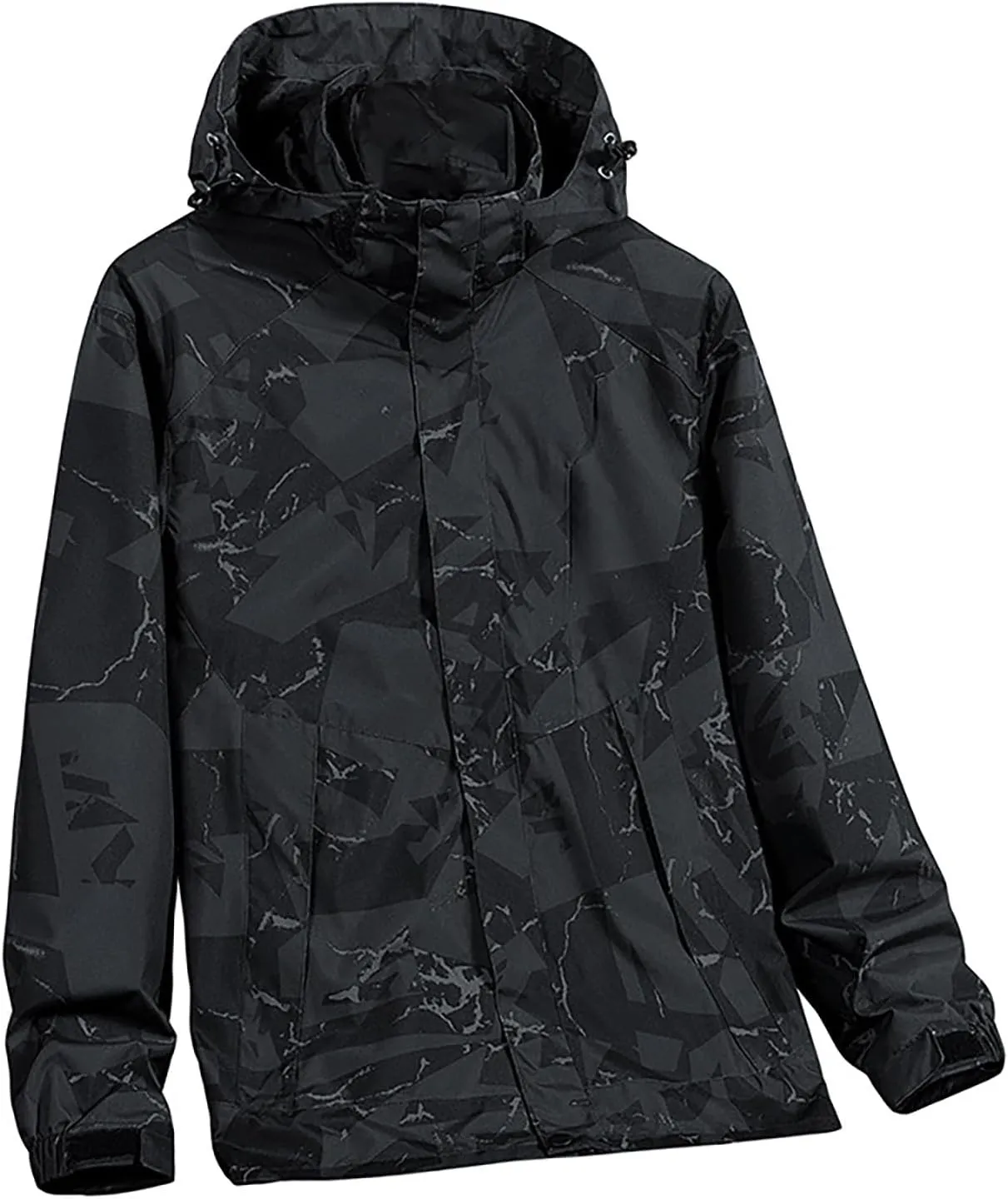 Mens 2023 Rain Jacket Lightweight Packable Waterproof Jackets Outdoor Windbreaker Jackets Printing Cycling Raincoats