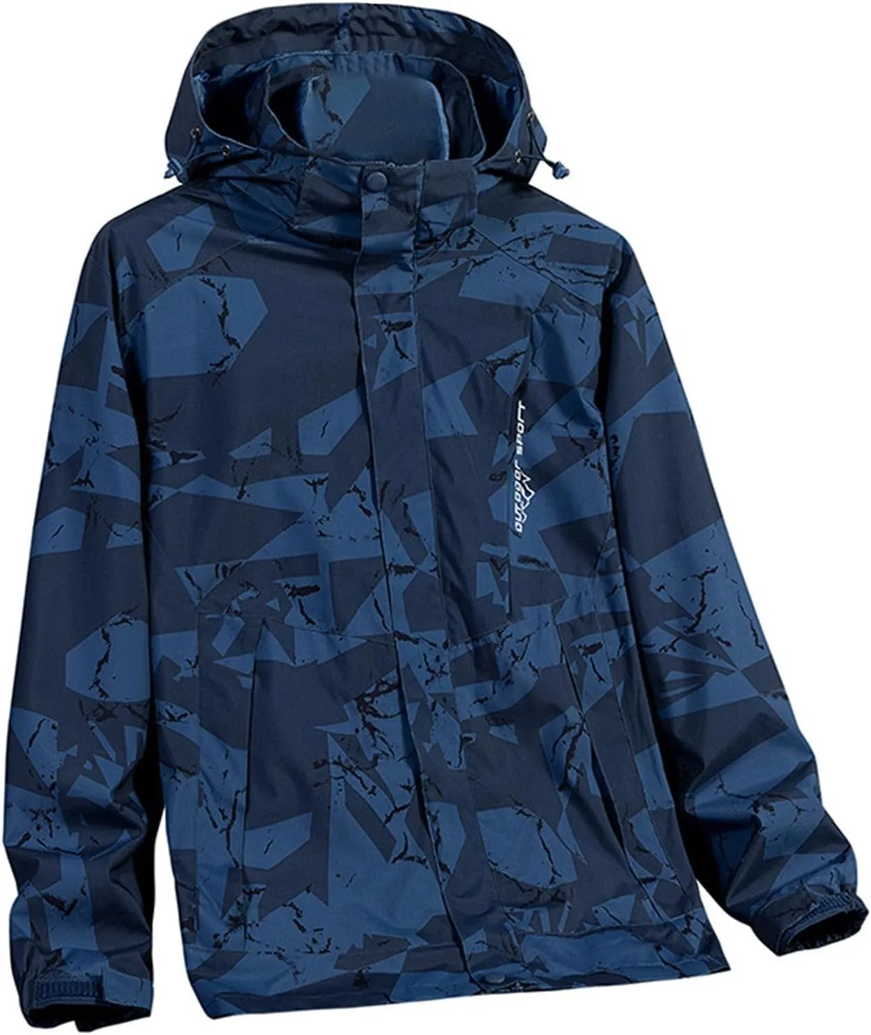 Mens 2023 Rain Jacket Lightweight Packable Waterproof Jackets Outdoor Windbreaker Jackets Printing Cycling Raincoats