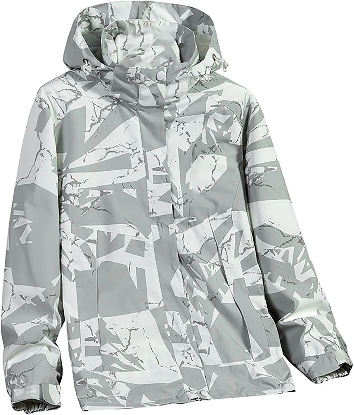 Mens 2023 Rain Jacket Lightweight Packable Waterproof Jackets Outdoor Windbreaker Jackets Printing Cycling Raincoats
