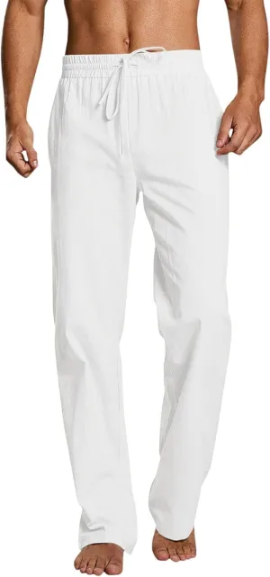 Mens Athletic Gym Pants Sweatpants Solid Color Straight Leg Joggers Casual Long Pant Trousers Pant Skinny Mens