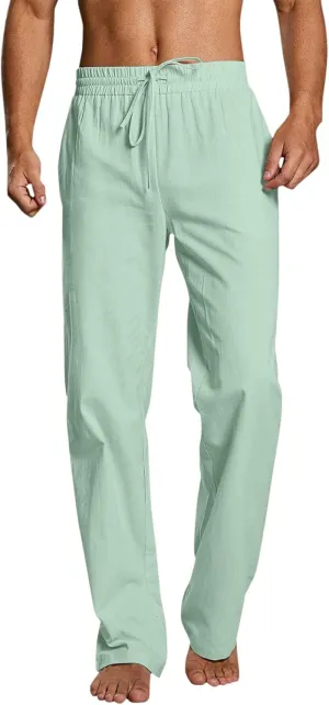 Mens Athletic Gym Pants Sweatpants Solid Color Straight Leg Joggers Casual Long Pant Trousers Pant Skinny Mens