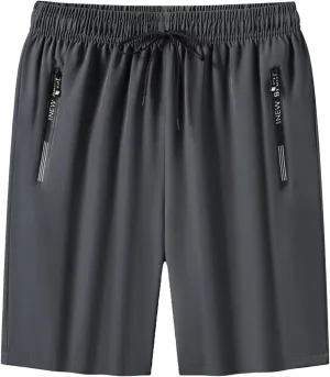Mens Athletic Wear Summer Men's Casual Shorts Breathable Ice Silk Athletic Loungewear Beachwear Sporty Cargo