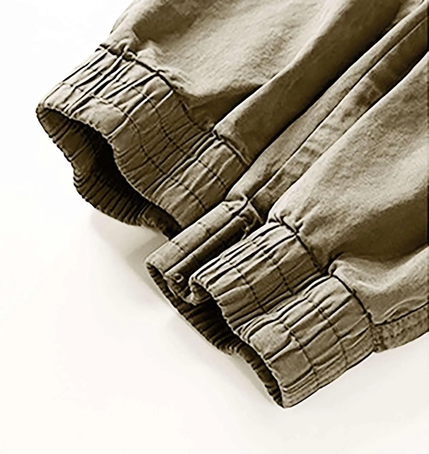 Mens Cargo Pants Active Relaxed Fit Outdoor Multi Pockets Pants Workout Casual Joggers Sweatpants for Men