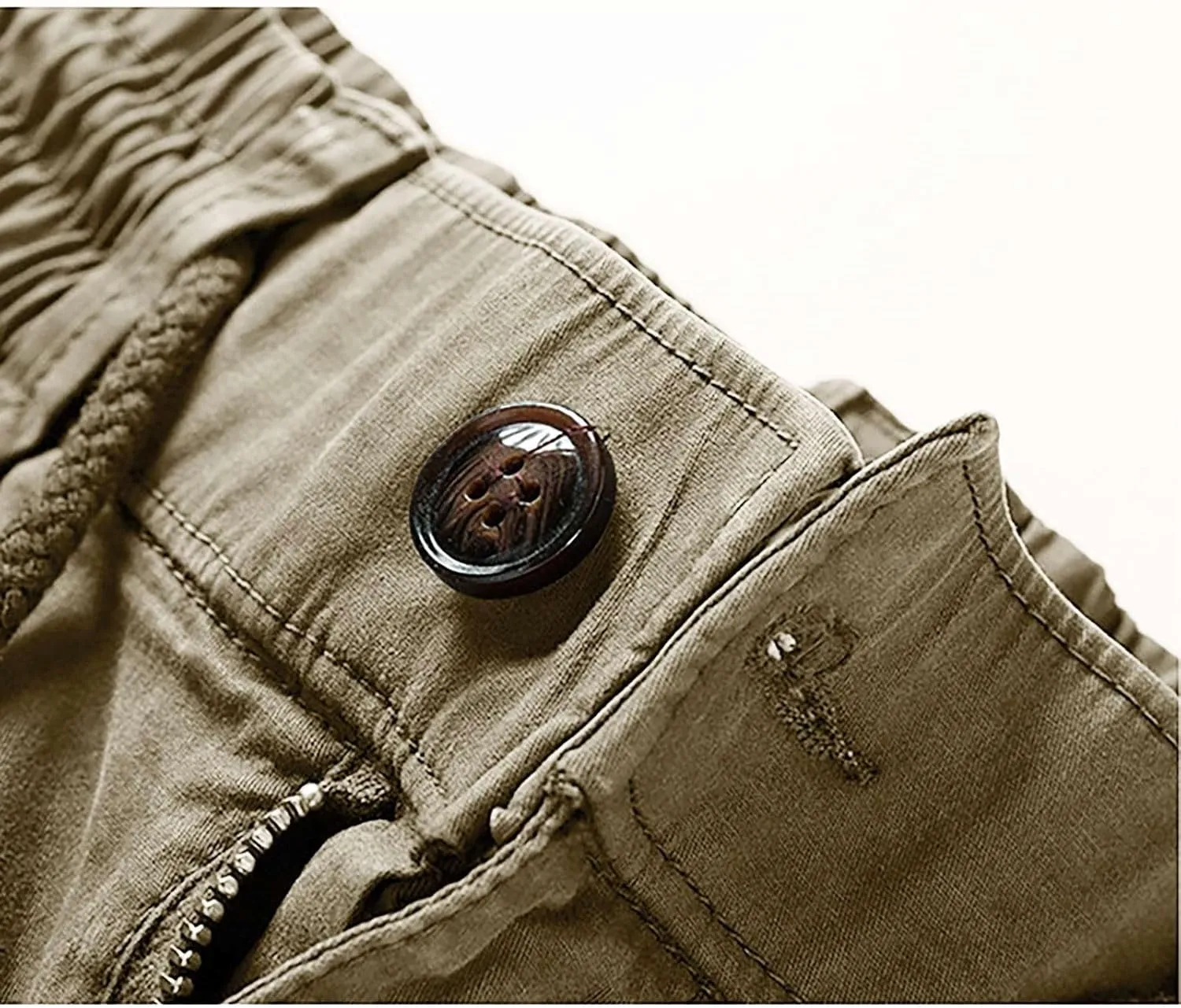 Mens Cargo Pants Active Relaxed Fit Outdoor Multi Pockets Pants Workout Casual Joggers Sweatpants for Men