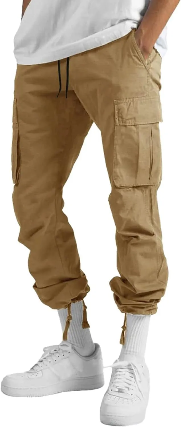 Mens Cargo Pants Casual Outdoor Hiking Pants for Men Athletic Joggers Sweatpants