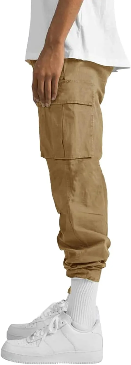 Mens Cargo Pants Casual Outdoor Hiking Pants for Men Athletic Joggers Sweatpants