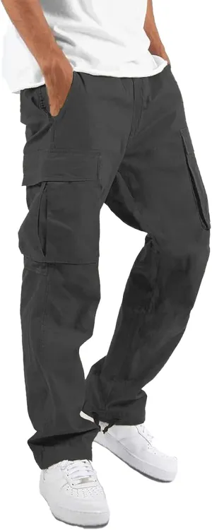 Mens Cargo Pants Casual Outdoor Hiking Pants for Men Athletic Joggers Sweatpants