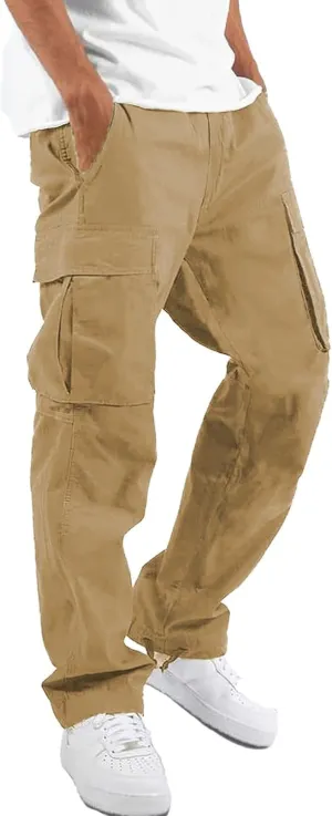 Mens Cargo Pants Casual Outdoor Hiking Pants for Men Athletic Joggers Sweatpants