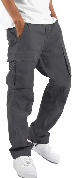 Mens Cargo Pants Casual Outdoor Hiking Pants for Men Athletic Joggers Sweatpants