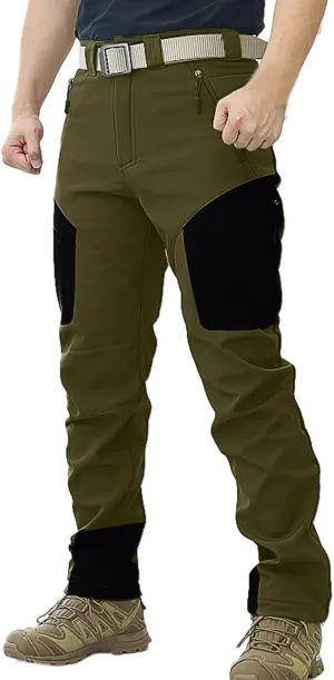 Men's Cargo Work Pants Ripstop Water Resistant Hiking Tactical Military Army Pants with Multi Pockets