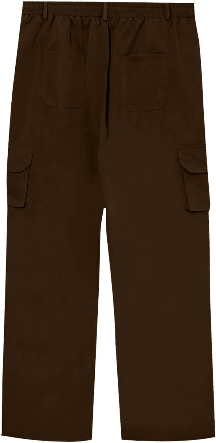 Men's Cargo Work Pants Ripstop Water Resistant Hiking Tactical Military Army Pants with Multi Pockets