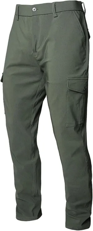 Men's Casual Cargo Pants Workout Joggers Stretch Sweatpants Hiking Drawstring Tactical Pants with Multi Pockets Cargo Joggers