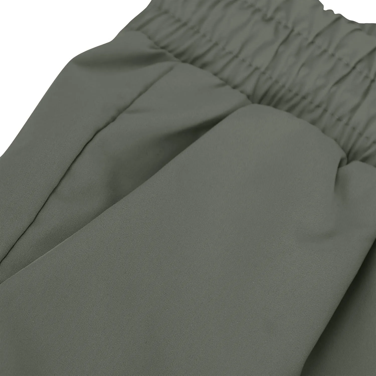 Mens Casual Pants Elastic Waist Lightweight Trousers Loose Straight Leg Sweatpants Baggy Cargo Pants with Multi Pocket