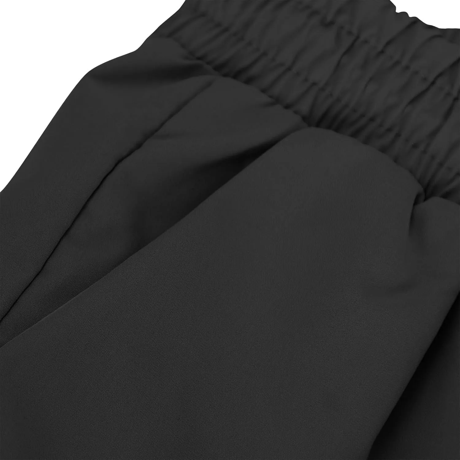 Mens Casual Pants Elastic Waist Lightweight Trousers Loose Straight Leg Sweatpants Baggy Cargo Pants with Multi Pocket