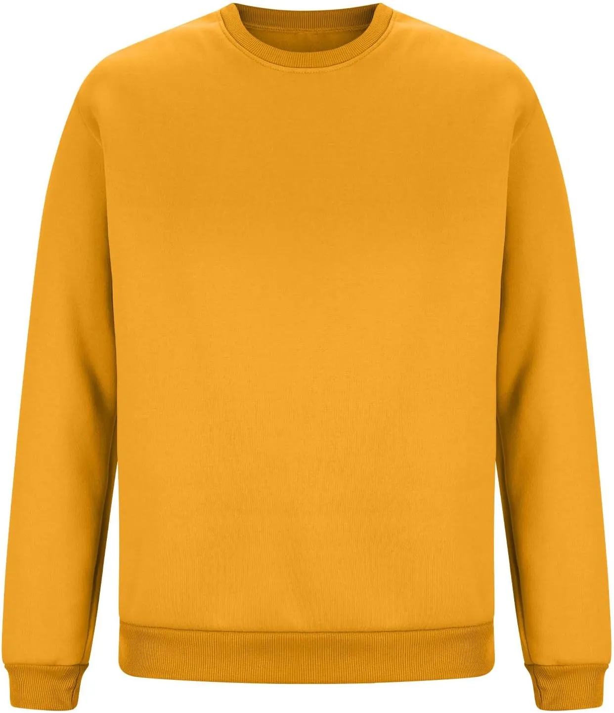 Men's Classic Basic Crewneck Sweatshirts No Hood Long Sleeve Pullover Tops Casual Loose Fit Shirts
