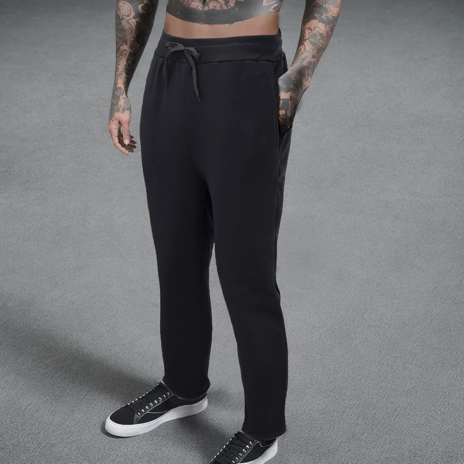 Men's Cotton Yoga Sweatpants Athletic Lounge Pants Comfort Small Leg Casual Pants Casual Sweatpants for Gym Pants