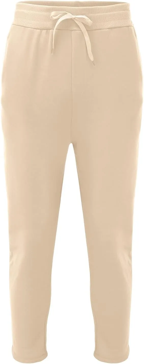 Men's Cotton Yoga Sweatpants Athletic Lounge Pants Comfort Small Leg Casual Pants Casual Sweatpants for Gym Pants