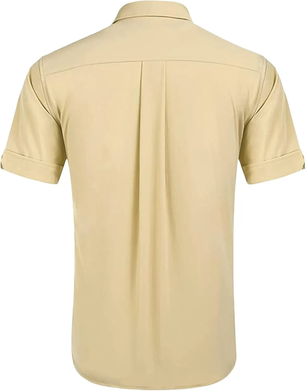 Men's Cuban Guayabera T Shirt Short Sleeve Button Down Linen Shirts Tops Color Block Casual Summer Beach Shirts