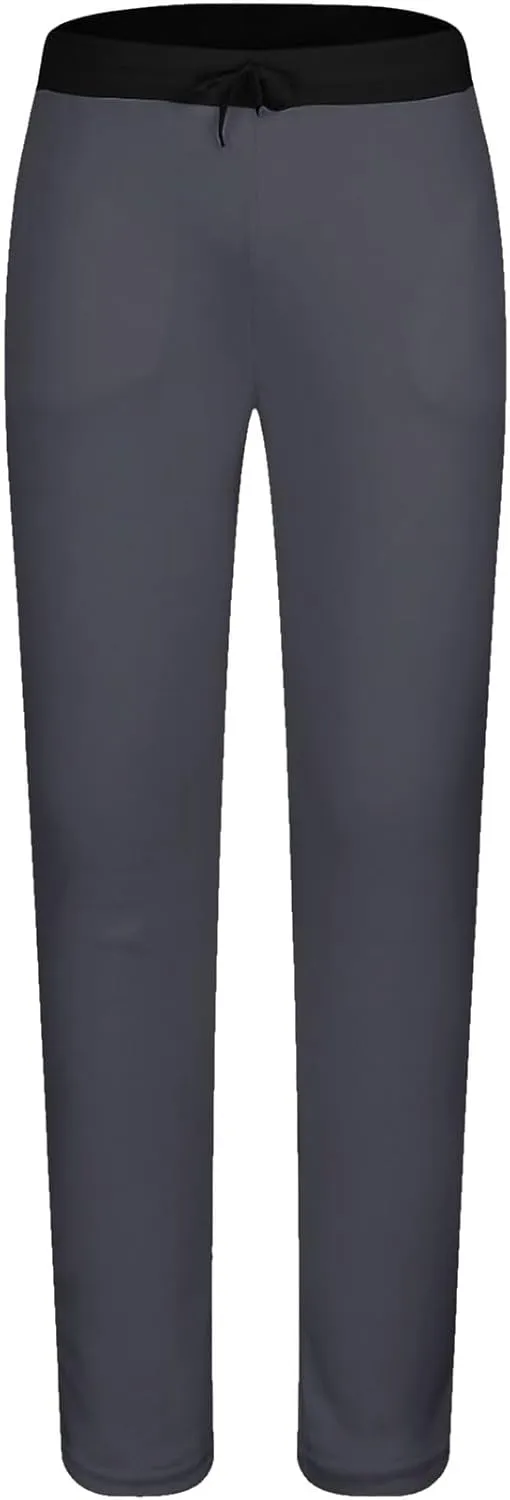 Mens Fleece Sweatpants Open Elastic Bottom Baggy Joggers Loose Fit Casual Pants Gym Athletic Sweatpants with Pockets