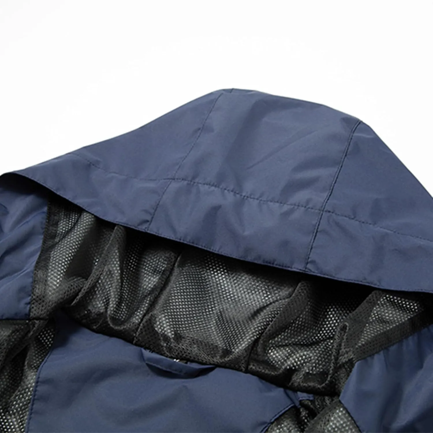 Men's Full Zip Workout Athletic Jackets Solid Thin Long Sleeve Lightweight Running Jacket Breathable Hooded Jacket
