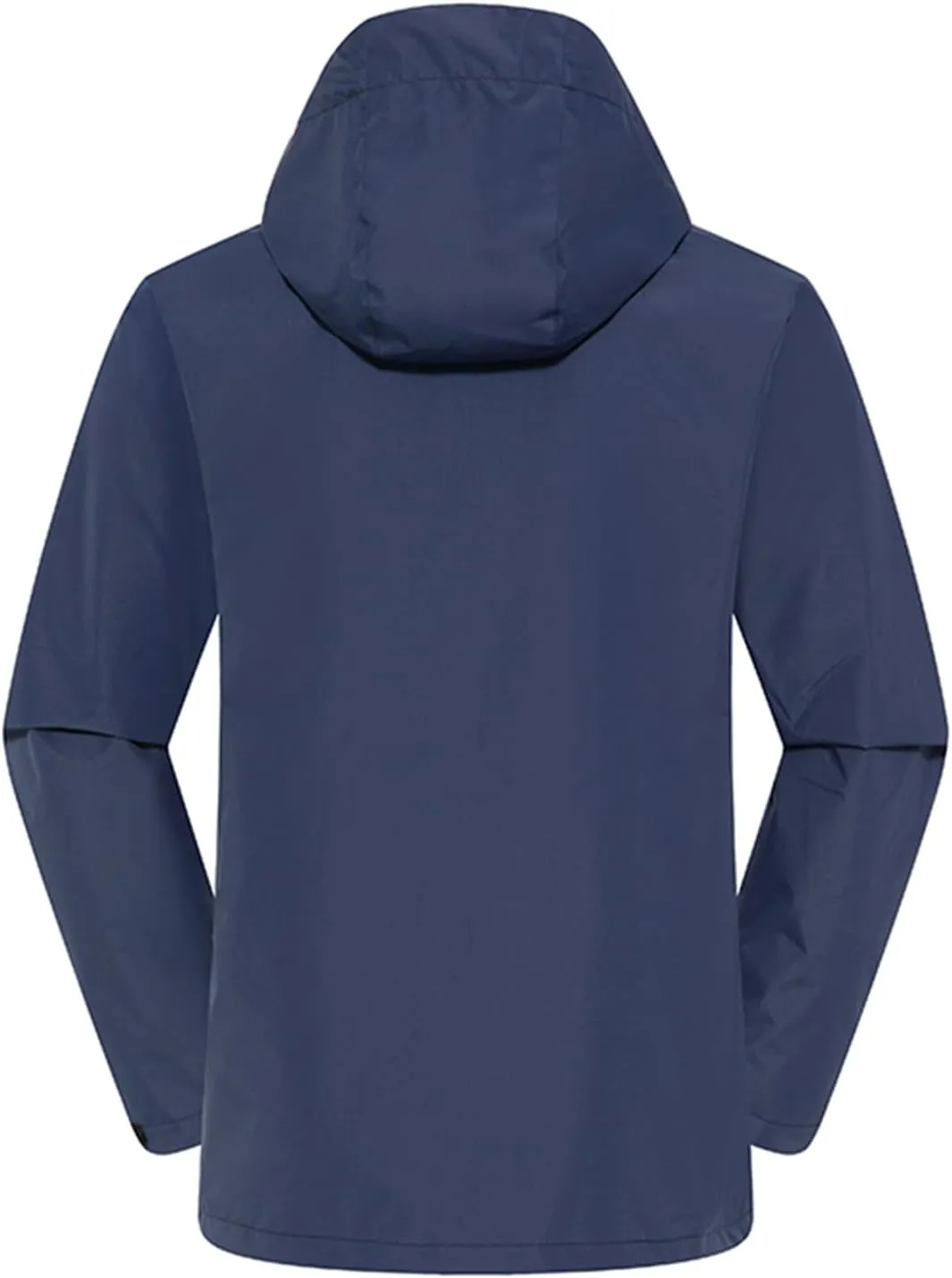 Men's Full Zip Workout Athletic Jackets Solid Thin Long Sleeve Lightweight Running Jacket Breathable Hooded Jacket