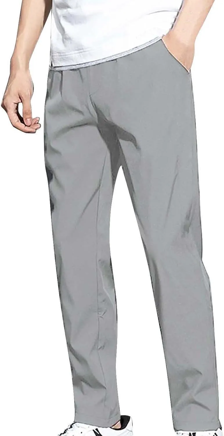Men's Gym Pants Workout Running Athletic Joggers Slim Fit Sport Track Pants Cotton Loose Straight Sweatpants