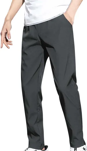 Men's Gym Pants Workout Running Athletic Joggers Slim Fit Sport Track Pants Cotton Loose Straight Sweatpants
