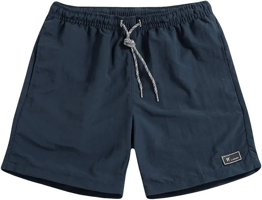 Mens Gym Workout Shorts Quick Dry Drawstring Elastic Waist Athletic Running Shorts Lightweight Sports Hiking Travel Shorts
