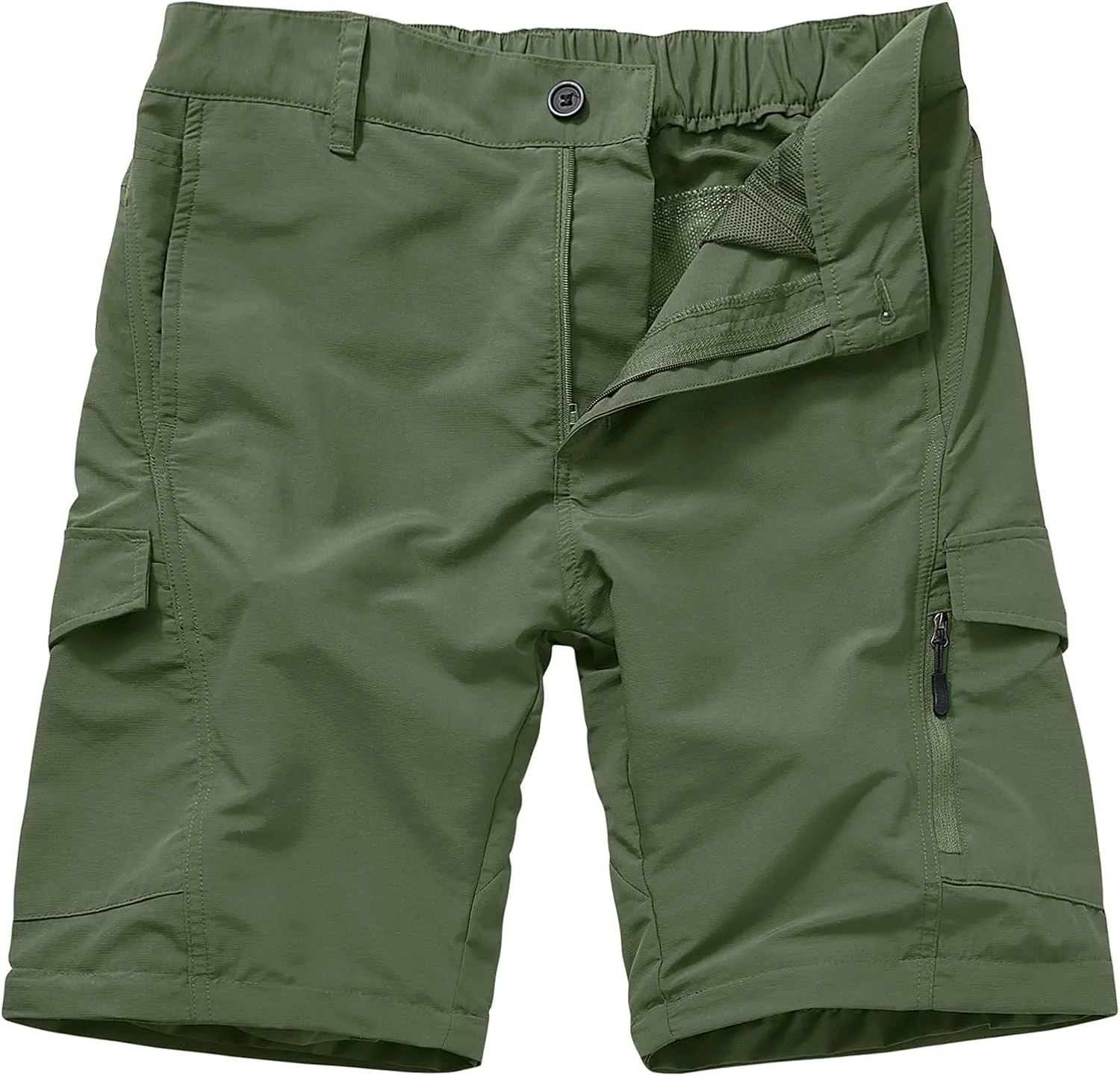Mens Hiking Pants Convertible Quick Dry Zip Off Fishing Travel Safari Pants