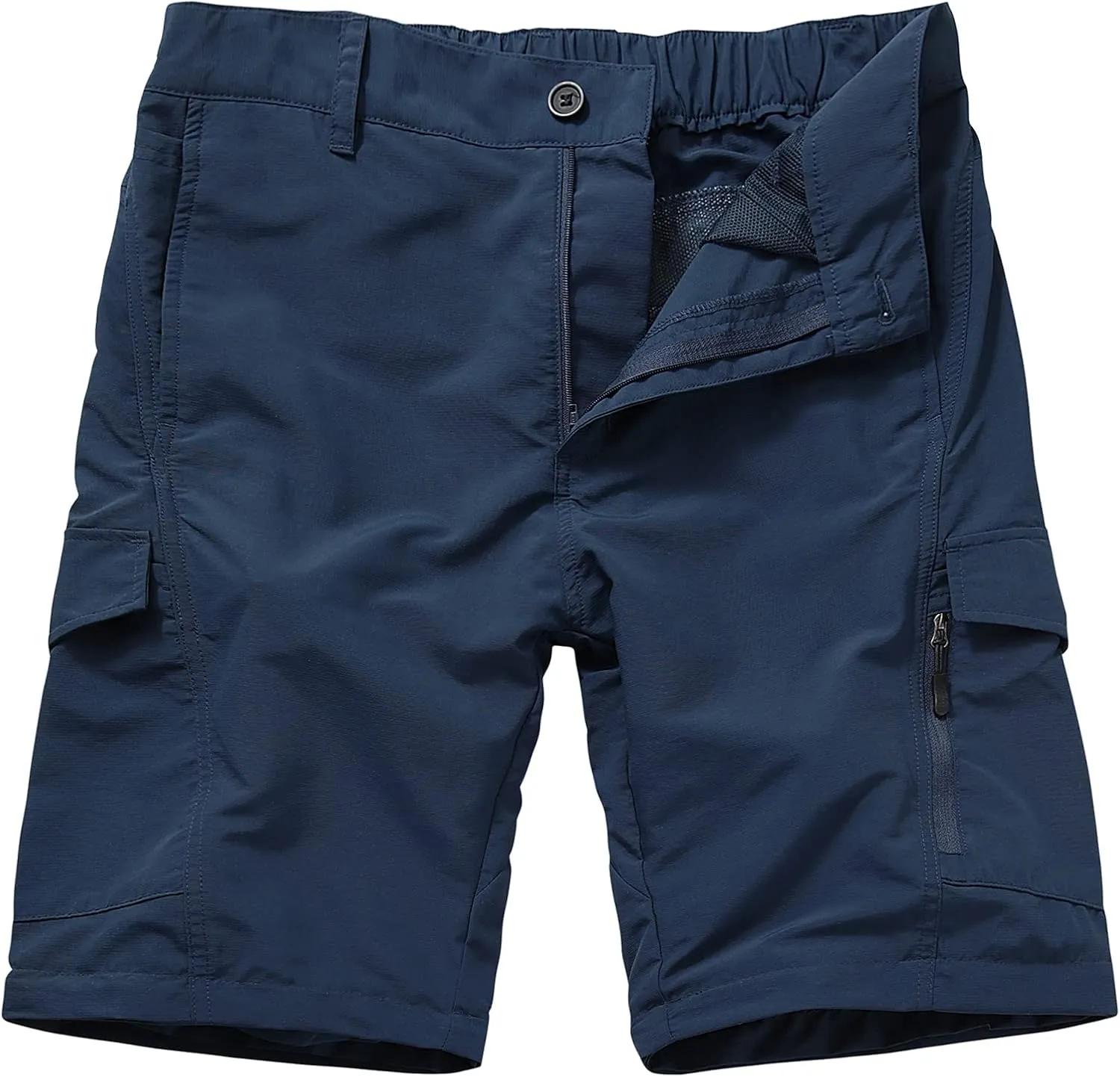 Mens Hiking Pants Quick Dry Lightweight Fishing Convertible Zip Off Safari Trousers