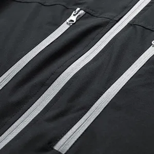 Mens Hooded Jacket Lightweight Windproof Softshell Jackets Full Zip Sports Casual Windbreaker for Travel Hiking