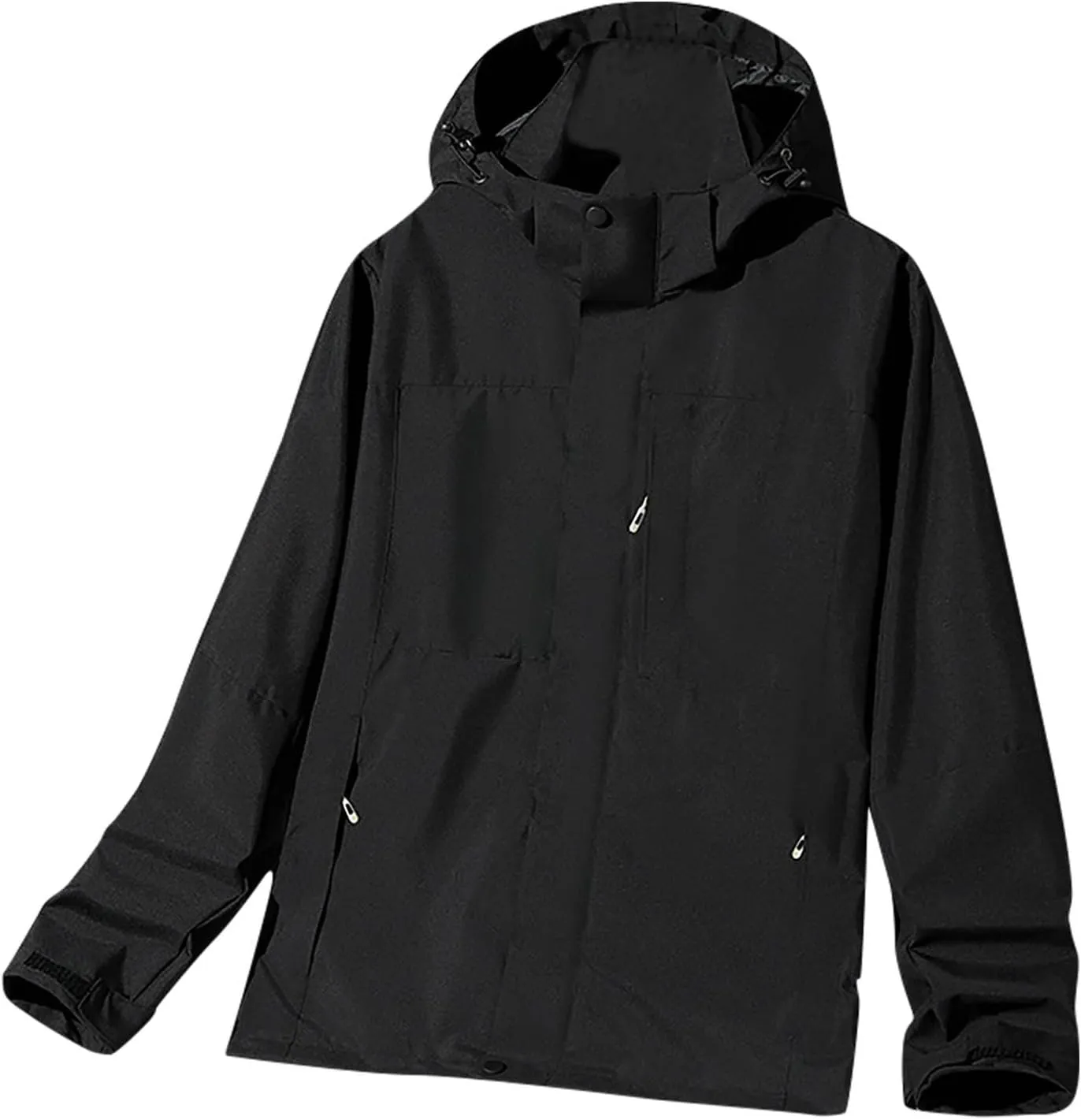 Men's Jacket Windproof Quilted Hooded Jackets Casual Fall Winter Warm Padded Coats Outwear Color Block Windbreakers