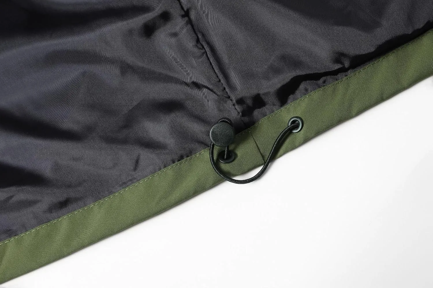 Mens Lightweight Bomber Jacket Waterproof Raincoat for Cycling Running, Zip Up Windproof Outdoor Coat with Pocket