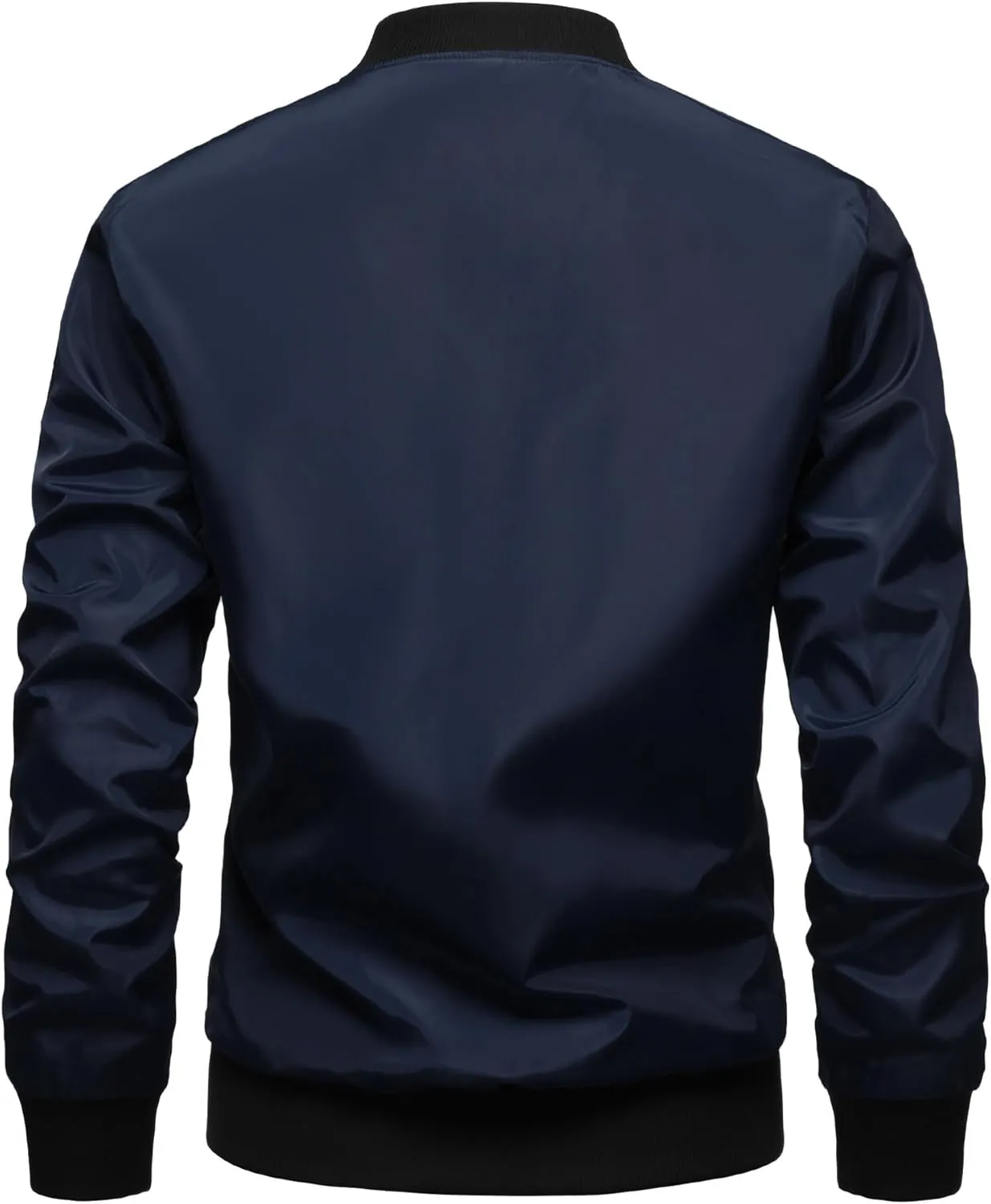 Mens Lightweight Tactical Jacket Bomber Flight Jackets Long Sleeve Zipper Winter Windbreakers Casual Fall Outwear