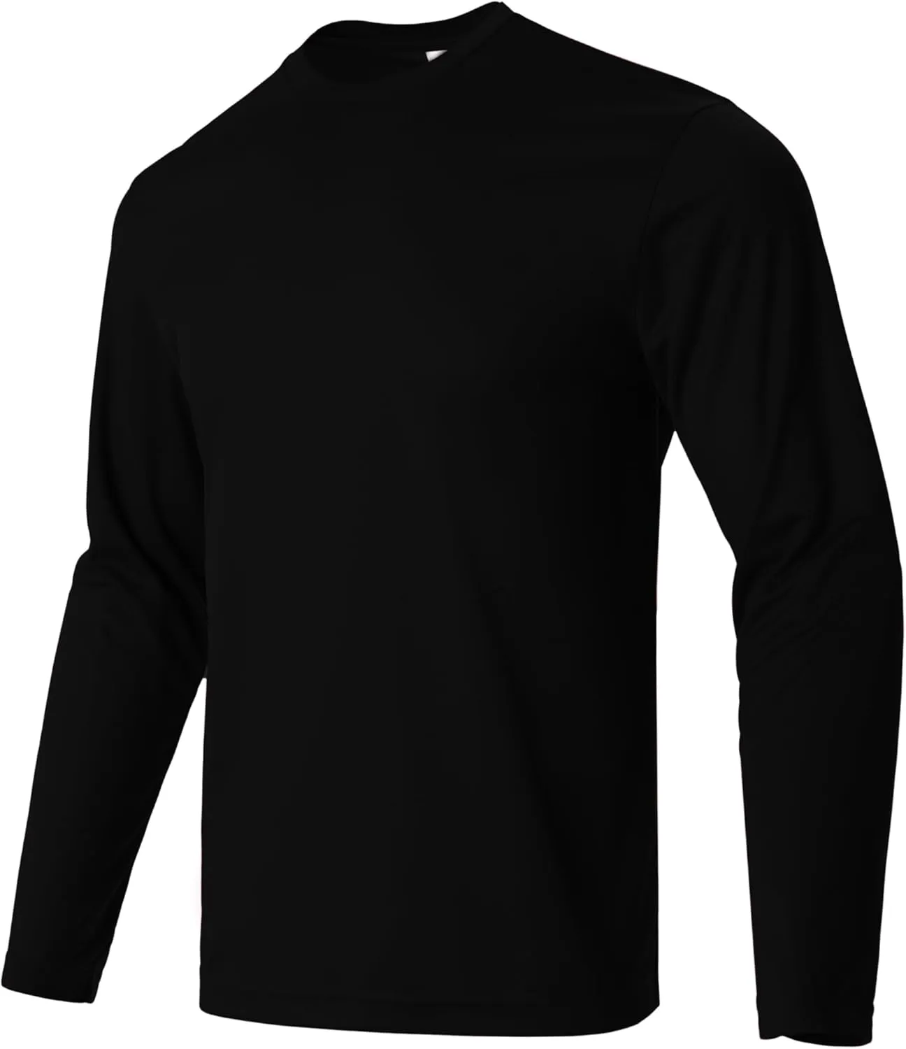 Mens Long Sleeve T-Shirts Casual Crew Neck Tee Shirt Summer Soft Running Swimming Cycling Fishing Tops