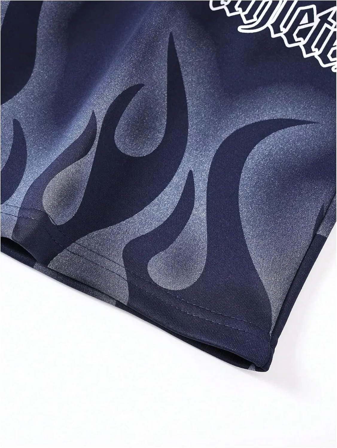 Men's Mesh Graphic Running Shorts Quick Dry Drawstring Drippy Workout Gym Bottoms