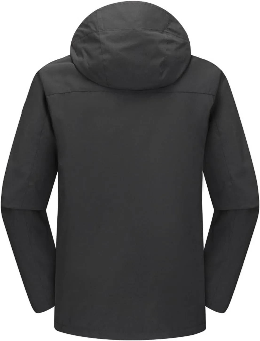 Men's Mountain Ski Jacket 3 in 1 Winter Warm Waterproof Jackets Outdoor Snow Windproof Detachable Hooded Raincoat