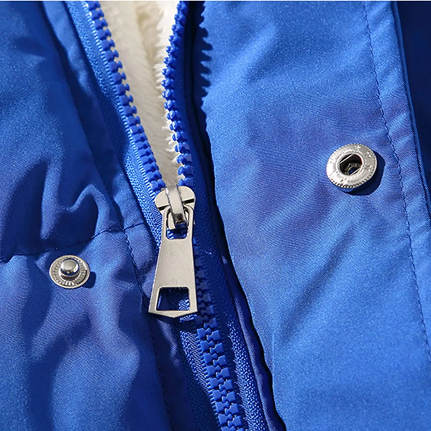 Mens Oversized Puffer Jacket Winter Warm Windproof Down Coat Insulated Thermal Jacket Parka Fashion Solid Outwear