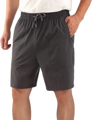Men's Quick Dry Pockets Athletic Workout Active Sports Gym Training Running Shorts