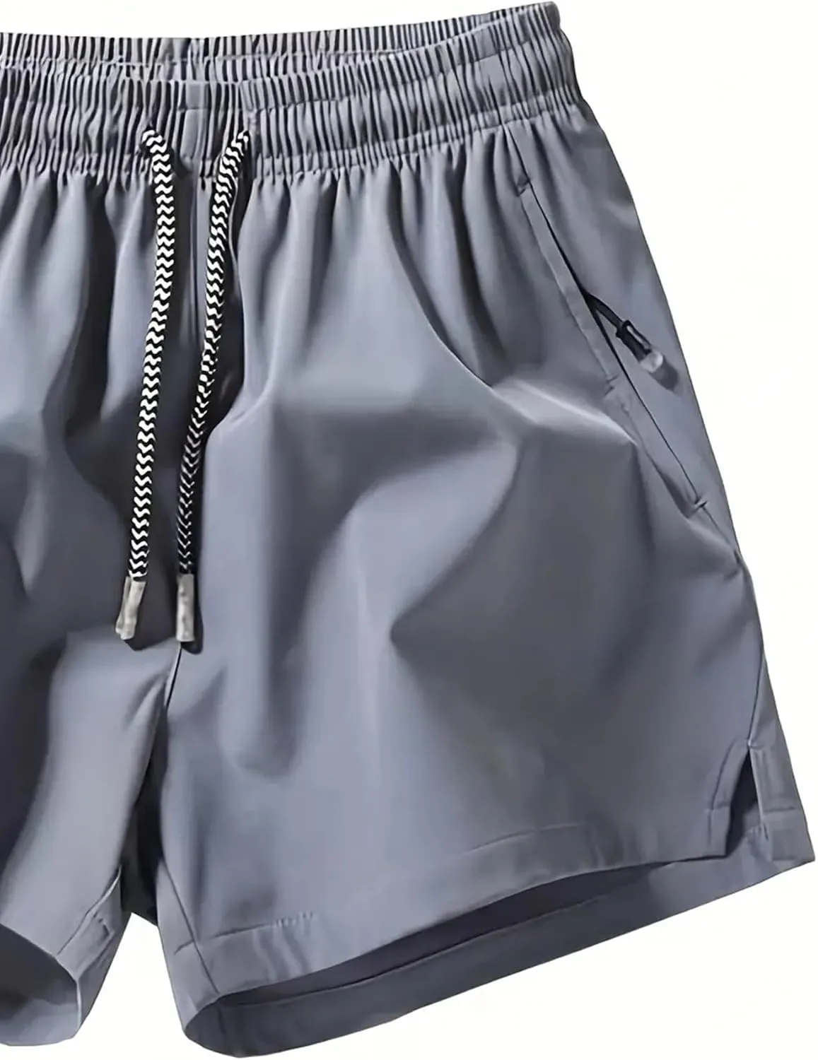 Men's Quick-Drying Athletic Running Shorts, Lightweight, with Pockets, Casual Athletic Shorts
