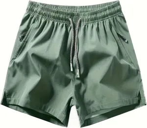 Men's Quick-Drying Athletic Running Shorts, Lightweight, with Pockets, Casual Athletic Shorts