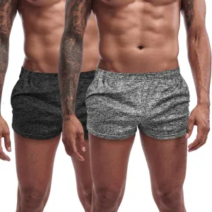 Men's Running Shorts 3 Inch with Pockets Athletics Casual Shorts Quick Dry Bobybuilding