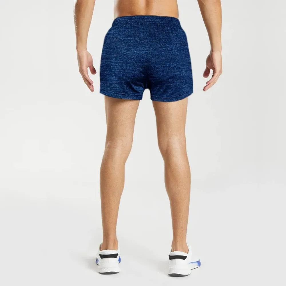 Men's Running Shorts 3 Inch with Pockets Athletics Casual Shorts Quick Dry Bobybuilding